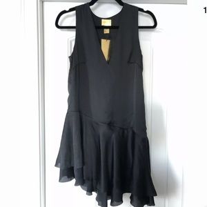 H&M Color Black V Neck Top NWT Size 2